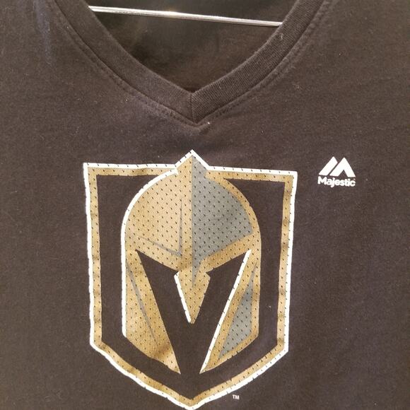 Vegas Golden Knights Ladie's Black T-Shirt Size M - Picture 3 of 8